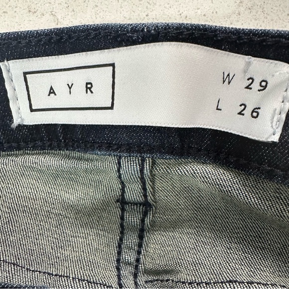 AYR Womens Jacs Jeans Size 29 Dark Rinse Skinny Denim - Picture 6 of 6